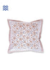 20s Cotton Cushion Cover in Block Print with Piping